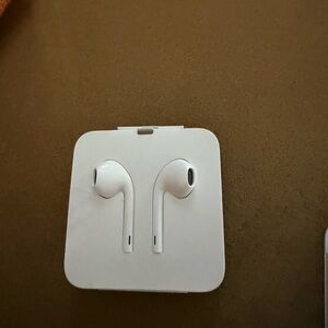 White Earbud Headphones